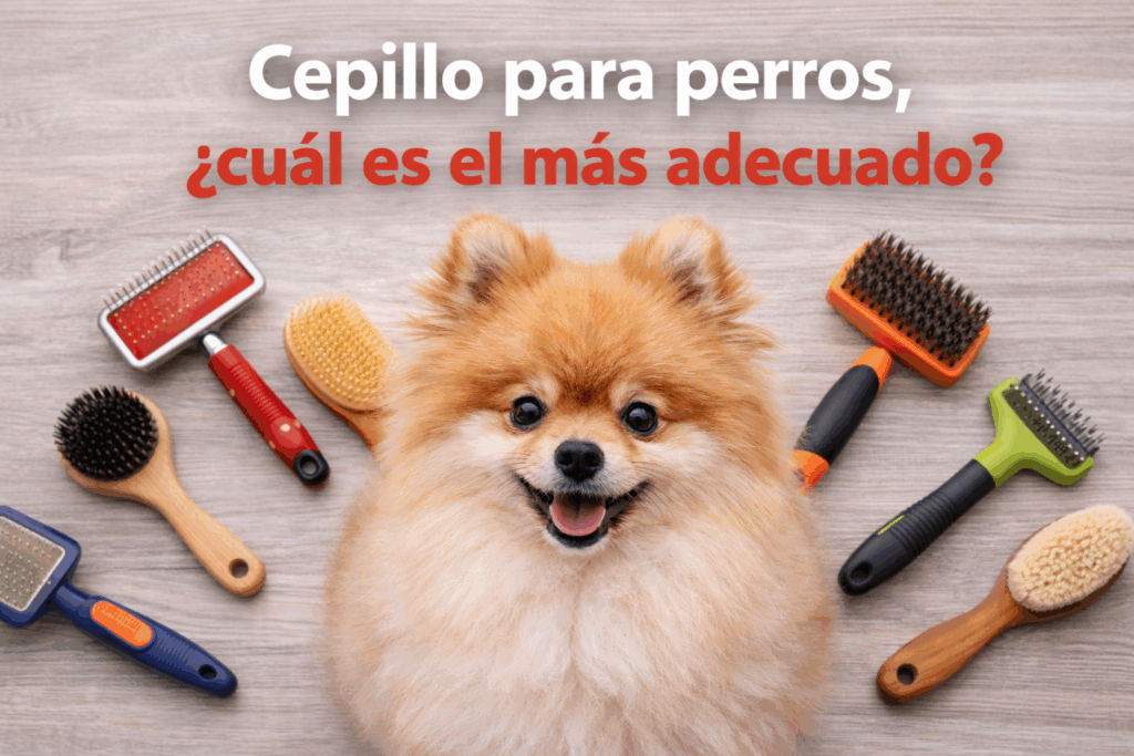 tipos de cepillo para perros
