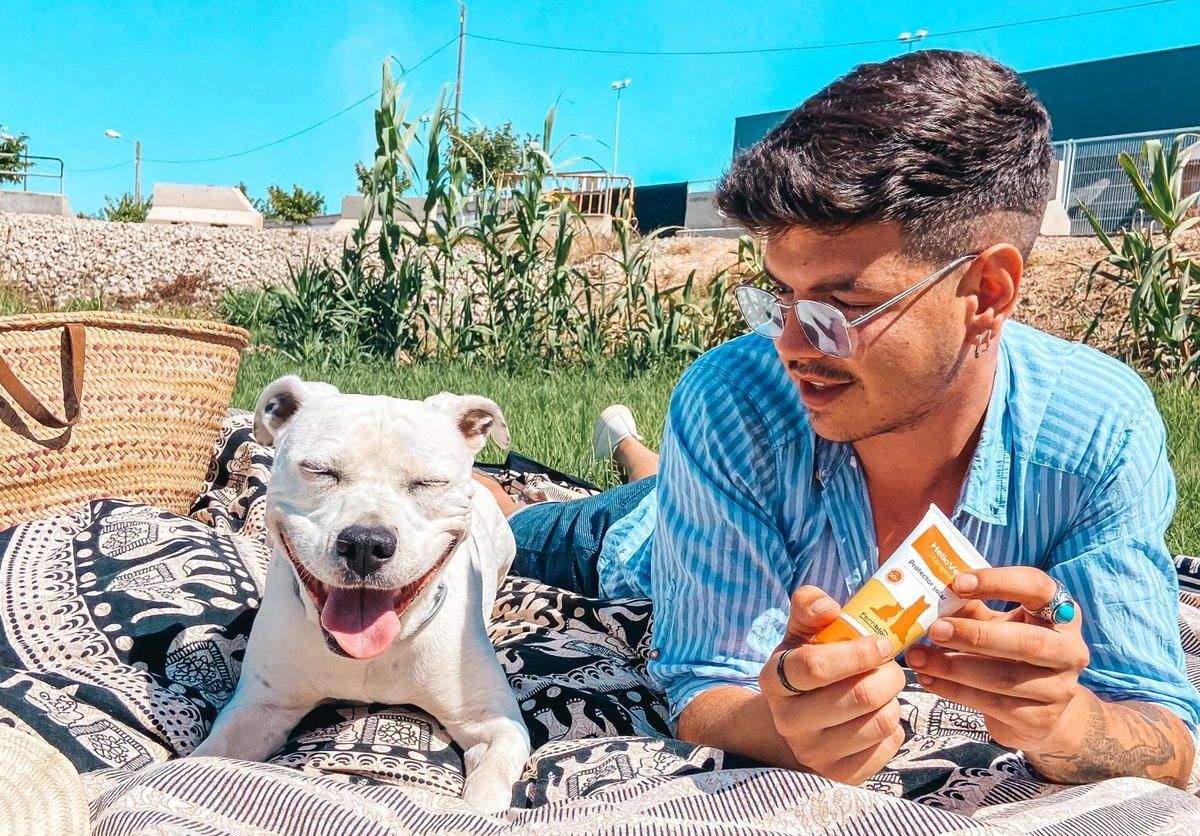 crema solar para perros