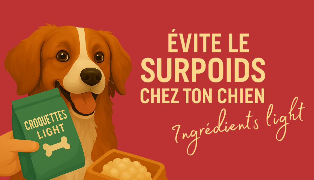 Croquettes light pour chien