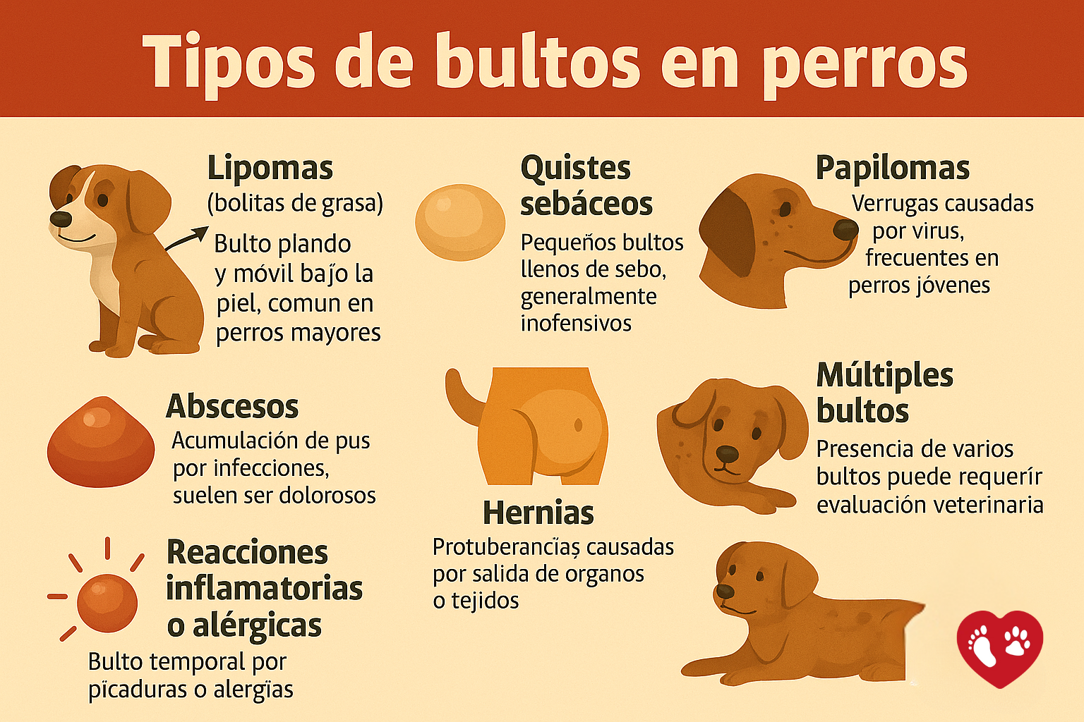 Bultos en perros: 9 tipos y qué hacer sin entrar en pánico - Criadero ...