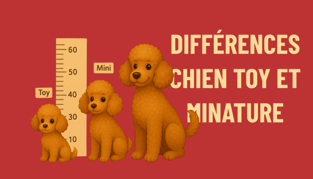 Différences chien toy et minature